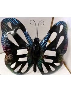 Farfalla decorativa in metallo dipinto sfruttabile come... 2