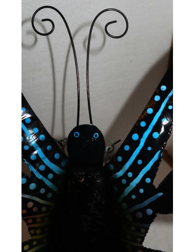 Farfalla decorativa in metallo dipinto...