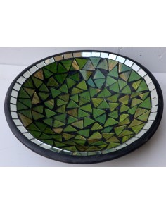 Centrotavola o svuotatasca artigianale in mosaico di... 2