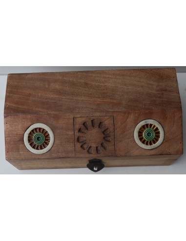 Scatola Portagioie o svuota tasche in legno...