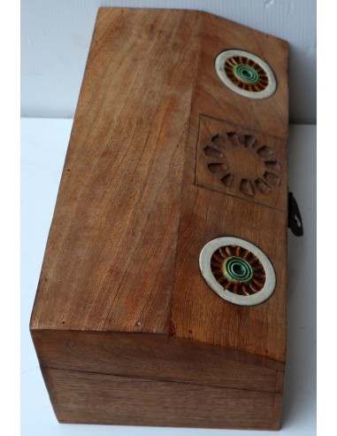 Scatola Portagioie o svuota tasche in legno...