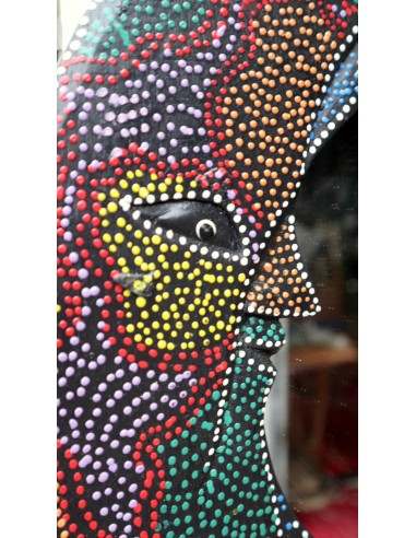 Specchio Luna diametro cm 38 aborigeno...