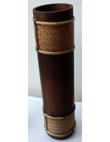 Vaso porta fiori Indonesiano legno di Bambù...