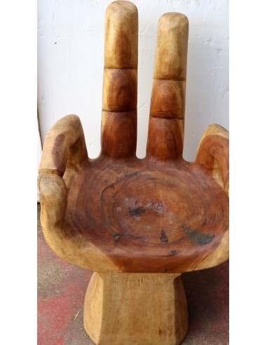 Sedia mano in legno massello denominato suar o...