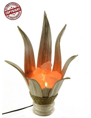 Braciere di sale Ninfea con Foglie di Cocco...