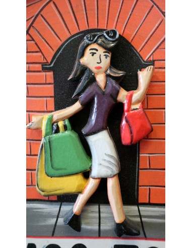 Lavagna i legno artigianale " Things to buy" cm...