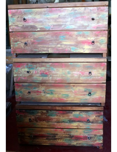 Cassettiera cassettone in legno di teak...