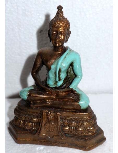 Buddha in resina disponibile nei colori bianco turchese e rosso cm 10x5x13h resina Indonesiano Ganega Shiva divinità Buddha