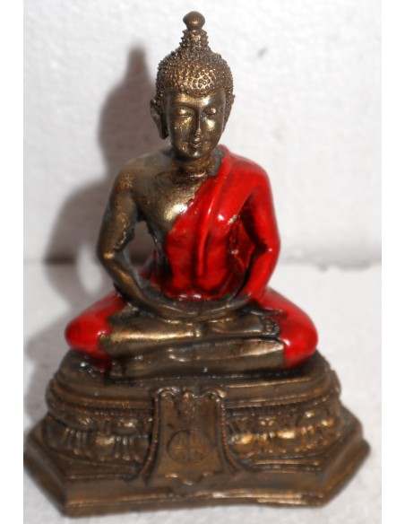 Buddha in resina disponibile nei colori bianco turchese e rosso cm 10x5x13h resina Indonesiano Ganega Shiva divinità Buddha