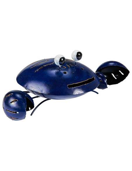 GRANCHIO PORTA ZAMPIRONE IN METALLO disp. arancio giallo blu brucia zampironi