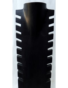 Espositore in legno per colane creato a mano cm 13x8x60h 2