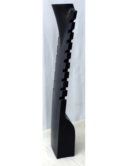 Espositore in legno per colane creato a mano cm 13x8x60h