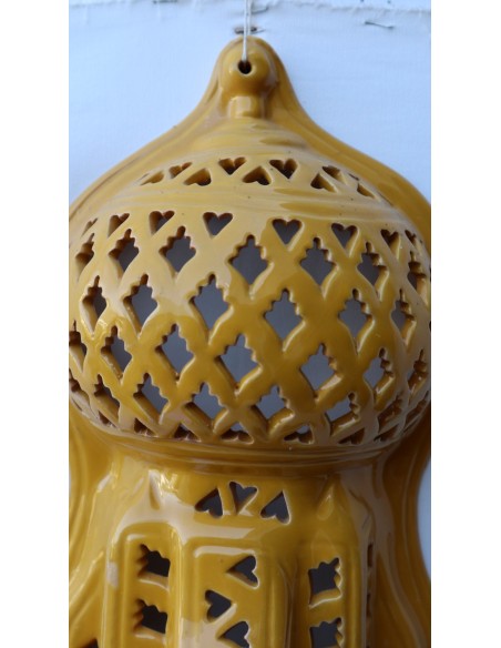 Applique in terracotta Tunisina dipinte e create a mano cm 20x34x12