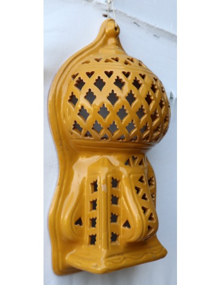 Applique in terracotta Tunisina dipinte e create a mano cm 20x34x12