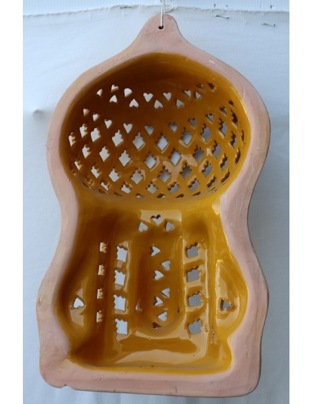 Applique in terracotta Tunisina dipinte e create a mano cm 20x34x12