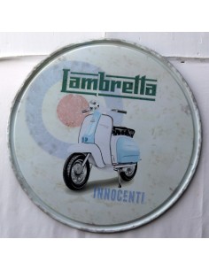 Pannello decorativo in Metallo rappresentante la mitica...