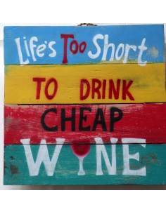 Pannello decorativo in legno ideale per B&B birreria bar... 2