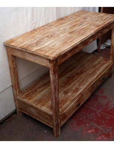 Mobile bagno in Teak massello bianco decapato...