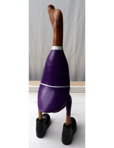 Papera calcio Fiorentina oca football team in legno viola gadget squadra 2023/24