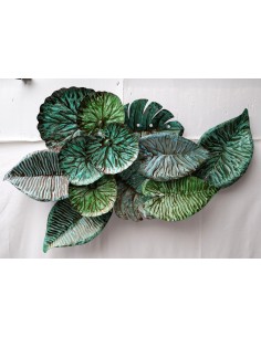 Pannello floreale edere vegetale in metallo creato e... 2