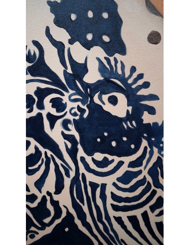 Quadro dipinto in stile giapponese antico...