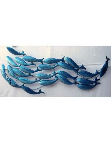 Pannello marino in metallo creato e colorato...