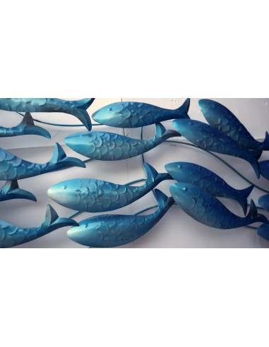 Pannello marino in metallo creato e colorato...