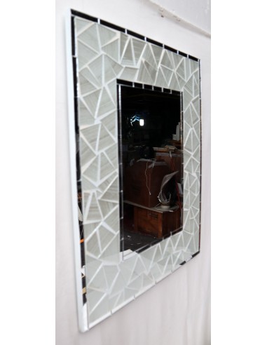 Specchio in legno mosaico di vetro cm 50x40...