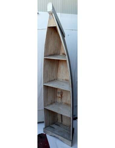 Libreria a forma di barca cm 205h in albesia 4...