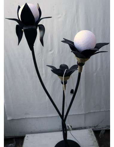 Piantana in foglie di cocco palla di cotone...