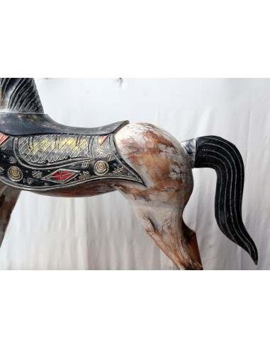Cavallino a dondolo in legno cavallo creato...