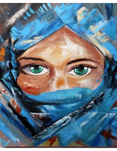 Quadro Tuareg volto donna...