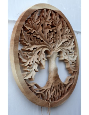 Pannello quadro albero della vita legno suar...