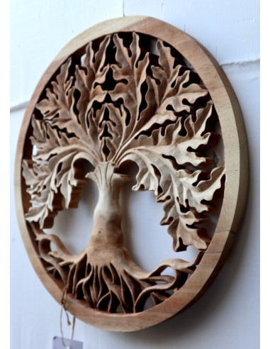 Pannello quadro albero della vita legno suar...