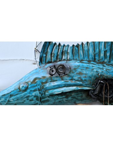 Pannello marino in metallo pesce Marlin creato...