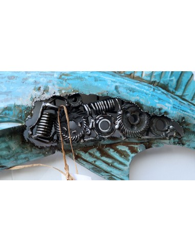 Pannello marino in metallo pesce Marlin creato...