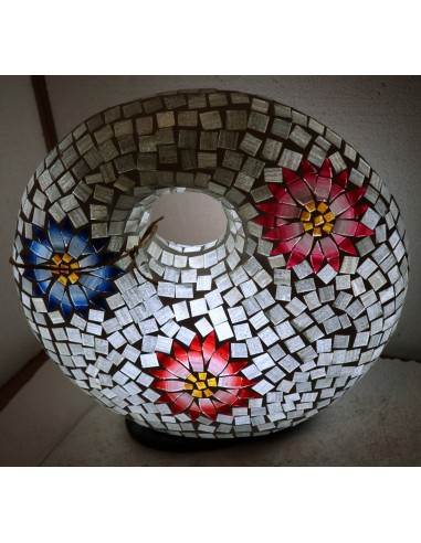 Lampada da tavolo sferica a ciambella in resina...