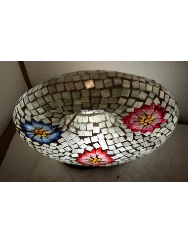 Lampada da tavolo sferica a ciambella in resina...