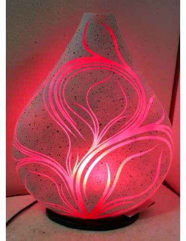 Lampada da tavolo abatjour in resina a...