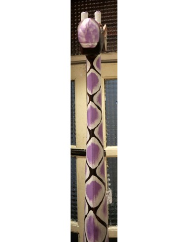 Giraffa in legno maculata bianco viola cm 200...