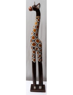 Giraffa in legno maculata...