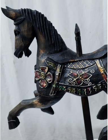 Cavallino beige nero venghè tipo giostra in...