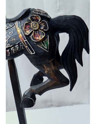 Cavallino beige nero venghè tipo giostra in...