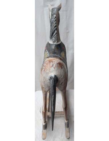 Cavallino a dondolo in legno cavallo creato...