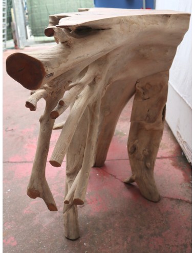 Consolle in radice di teak massello cm...