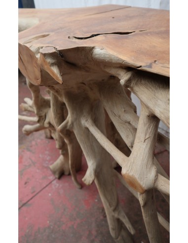 Consolle in radice di teak massello cm...