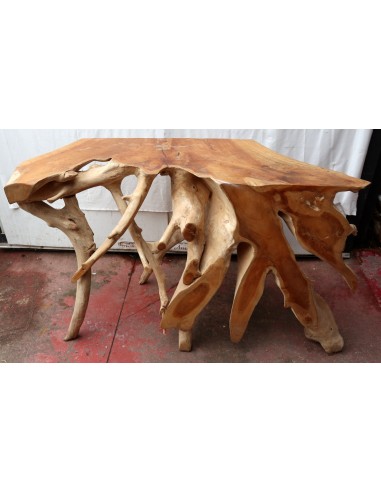 Consolle in radice di teak massello cm...