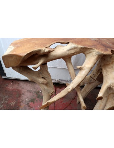 Consolle in radice di teak massello cm...