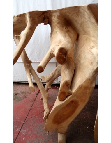 Consolle in radice di teak massello cm...