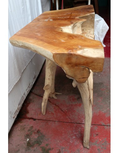 Consolle in radice di teak massello cm...